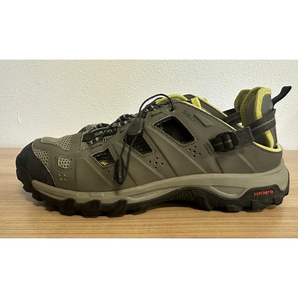 Salomon Hiking Shoes Mens Size 10.5 Tech Amphibian Contragrip Sport Outdoor Gorp